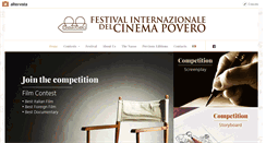 Desktop Screenshot of festivaldelcinemapovero.com